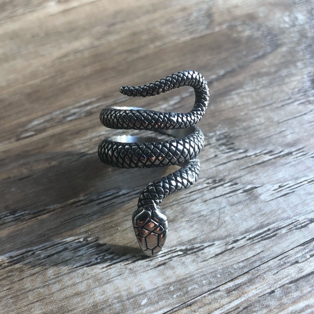 Silver Snake Ring - Picture 3 of 4